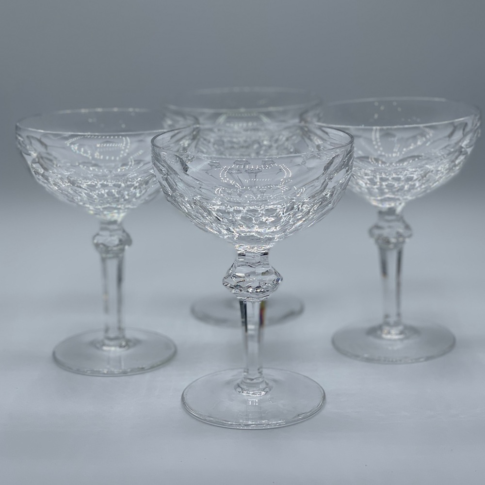 Waterford Crystal Curraghmore Champagne Sherbet Glass Qty 4